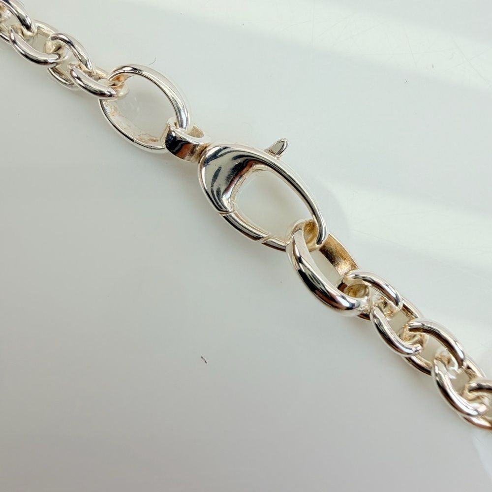 Gucci 925 Silver Interlocking G Necklace Silver - Picture 7 of 9